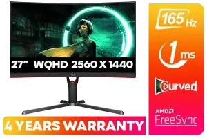 AOC CQ27G3S 27" 165Hz Gaming Monitor