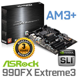 ASRock 990FX Extreme3 AM3+ AMD Motherboard