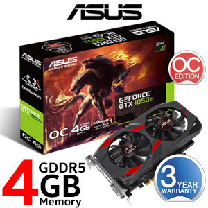 ASUS Cerberus GTX1050 Ti 4GB OC - Best Deal - South Africa