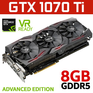 Asus ROG Strix Geforce GTX 1070 Ti - Free Shipping - South Africa