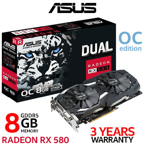 ASUS Radeon RX 580 Dual OC Edition 8GB - South Africa | Evetech