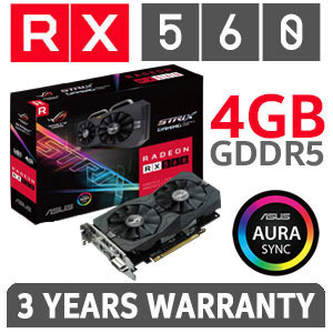 Asus Rog Strix Radeon Radeon Rx 560 4gb Oc Asus ROG Strix RX 560