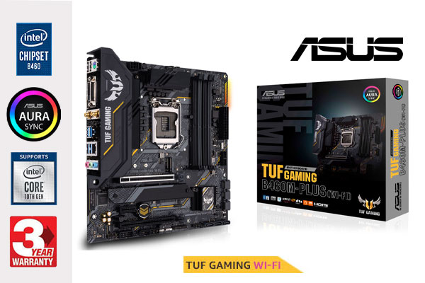 ASUS TUF GAMING B460M-PLUS WI-FI Intel Motherboard - Best Deal