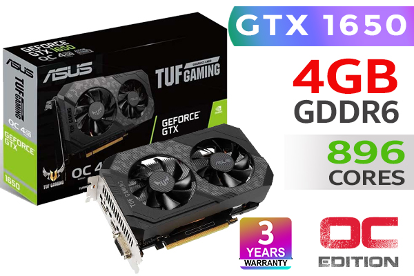 Graphics Card 1650 Ti Asus Tuf Oc 4gb Asus Tuf Gaming Geforce Gtx