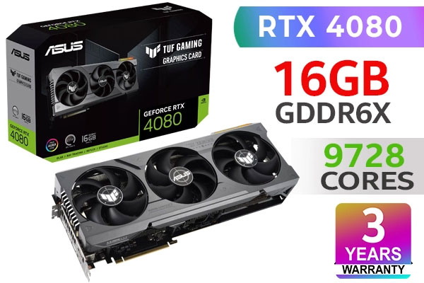 ASUS TUF GeForce RTX 4080 16GB Graphics Card - Best Deal - South