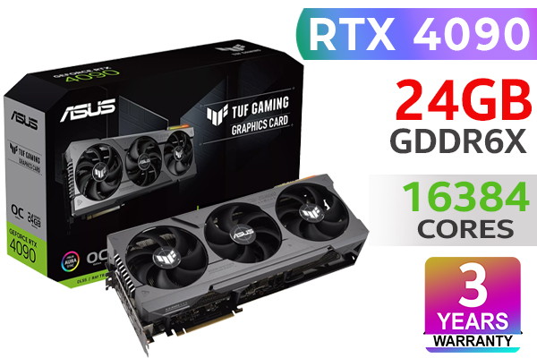 ASUS TUF RTX 4090 OC 24GB Gaming - Best Deal - South Africa