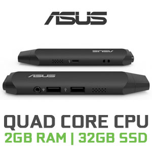 Asus VivoStick PC TS10 Quad Core Mini PC | Evetech