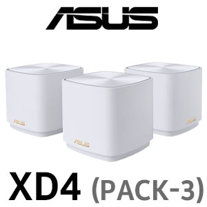 ASUS ZenWiFi AX Mini XD4 WiFi 6 System 3-Pack - White - Best Deal