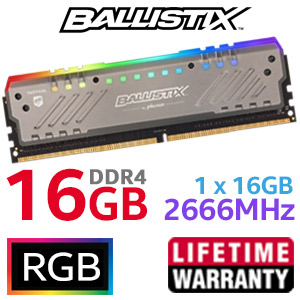 Ddr4 2666 Crucial Ballistix Ddr4 16gb Ballistix Tactical Tracer