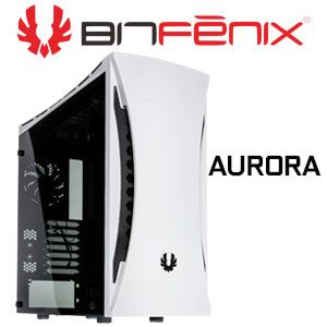 BitFenix Aurora Mid-Tower Gaming Case White - image 1