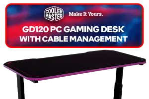 Cooler Master GD120 PC Gaming Desk Black