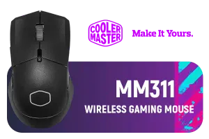 Cooler Master MM311 Wireless Gaming Mouse Black