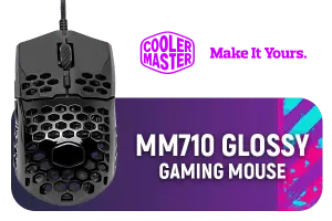 Cooler Master MM710 Gaming Mouse Glossy Black