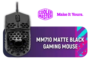 Cooler Master MM710 Gaming Mouse Matte Black