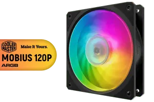 Cooler Master Mobius 120P ARGB Case Fan - Optimal Cooling & Vibrant RGB Lighting - image 1