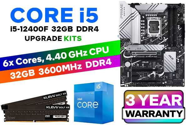 Core i5-12400F Prime Z790-P D4 32GB 3600MHz Upgrade Kit