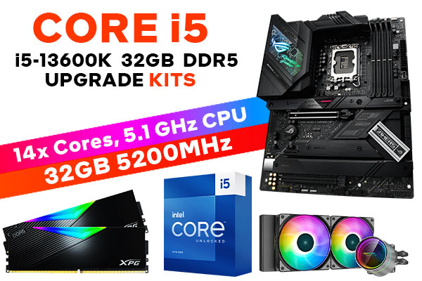 Core i5 13600K ROG STRIX Z690-F WIFI 32GB RGB DDR5 5200MHz Upgrade Kit