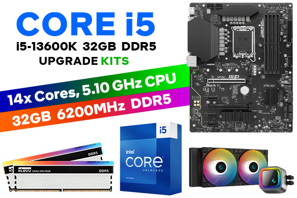 Core i5-13600K Z790-S01 32GB 6200MHz Upgrade Kit
