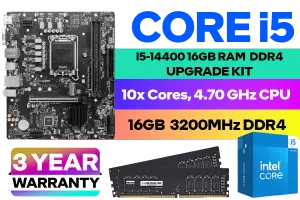 Core i5 14400 PRO B760M-E DDR4 16GB 3200MHz Upgrade Kit