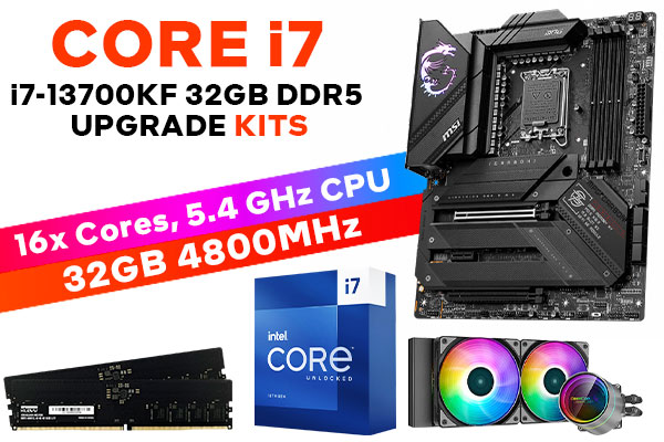 Core i7 13700KF MPG Z790 Carbon WIFI 32GB DDR5 4800MHz Upgrade Kit