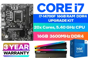 Core i7 14700F PRO B760M-E 16GB RGB 3600MHz Upgrade Kit