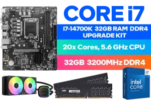 Core i7 14700K PRO B760M-E DDR4 32GB 3200MHz Upgrade Kit