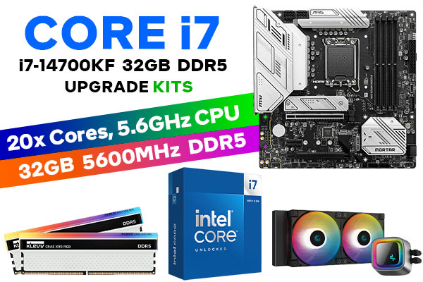 Core i7 14700KF MAG B760M Mortar WiFi II 32GB RGB DDR5 6200MHz 
