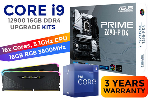 intel 12900k + Z690PD-4 + DDR4-16Gx2 セット Amazon | INLAND by Micro Center CPUマザーボード Intel Core