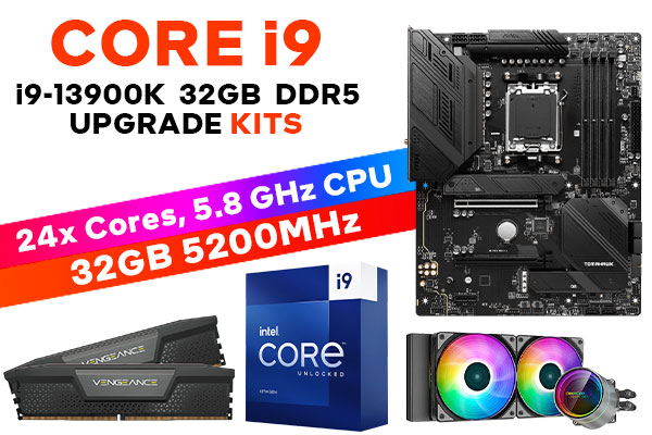 Core i9 13900K MAG Z790 Tomahawk WIFI 32GB DDR5 5200MHz Upgrade