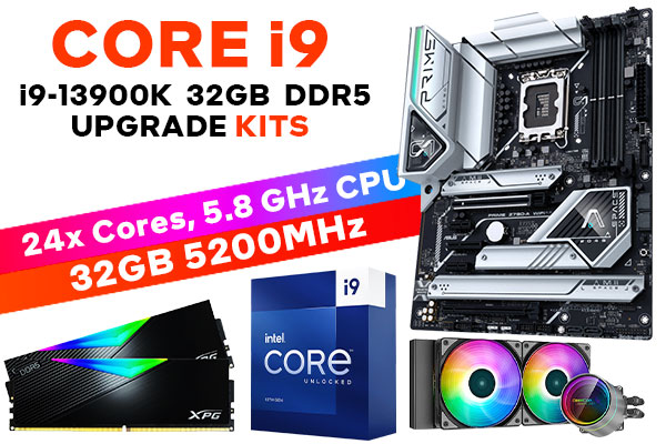 intel core i9 13900k + オマケ z790 sl wifi Core i9 13900K PRIME Z790-A WIFI 32GB RGB DDR5 5200MHz Upgrade Kit