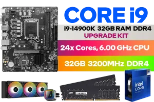 Core i9 14900K PRO B760M-E DDR4 32GB 3200MHz Upgrade Kit