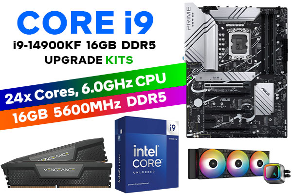 Core i9 14900KF Prime Z790-P 16GB 5600MHz Upgrade Kit | Evetech