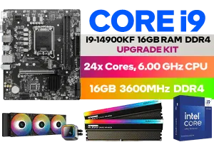 Core i9 14900KF PRO B760M-E DDR4 16GB RGB 3600MHz Upgrade Kit