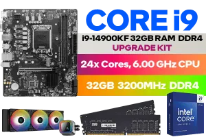 Core i9 14900KF PRO B760M E DDR4 32GB 3200MHz Upgrade Kit