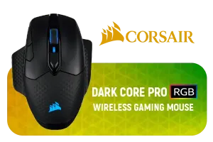 Corsair DARK CORE RGB PRO Wireless Gaming Mouse - Precision & Performance - image 1