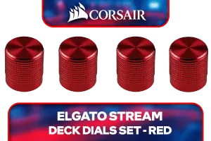 Corsair Elgato Stream Deck Dials Set Red