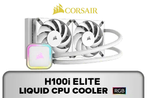 CORSAIR H100i RGB Elite Liquid CPU Cooler