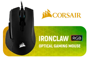 Corsair IRONCLAW RGB Gaming Mouse Black