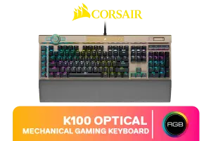 CORSAIR K100 Optical Mechanical Gaming Keyboard Midnight Gold