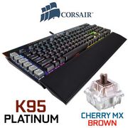 Corsair K95 RGB PLATINUM MX Brown Mechanical Keyboard - image 1
