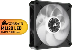 Corsair ML120 LED ELITE White Premium Fan - High Performance Cooling Solution - image 1