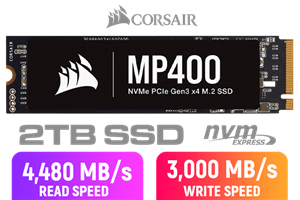 Corsair MP400 2TB NVMe PCIe M.2 SSD