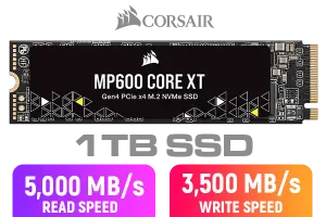 Corsair MP600 CORE XT 1TB NVMe PCIe M 2 SSD