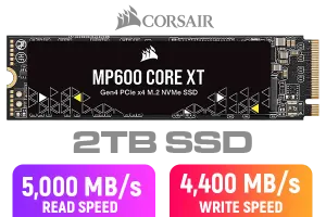 Corsair MP600 CORE XT 2TB NVMe PCIe M 2 SSD