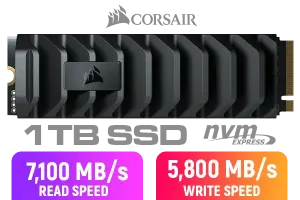 Corsair MP600 PRO XT 1TB NVMe SSD - Lightning Fast Storage Upgrade - image 1