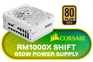 Corsair RM1000x SHIFT ATX Power Supply White