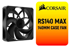 Corsair RS140 MAX 140mm PWM Thick Single Fan - Single