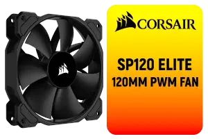 Corsair SP120 Elite 120mm PWM Single Fan - Black