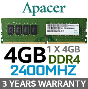 Apacer 4GB 2400MHz DDR4 RAM Best Deal South Africa