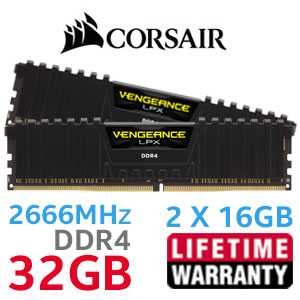 Corsair Vengeance LPX 32GB 2x16GB 2666MHz - Best Deal - South